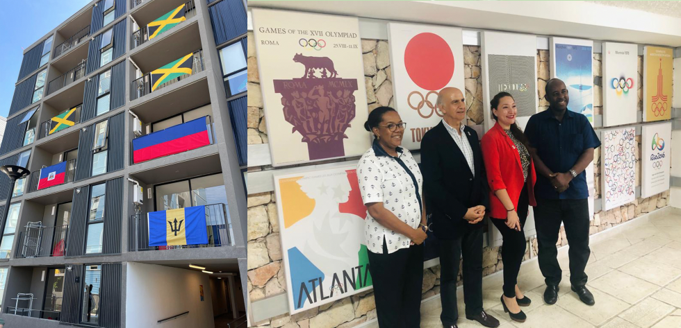 L'ambassadeur du Chili accrédité en Haïti José Jaliliye est venu saluer les athlètes haïtiens